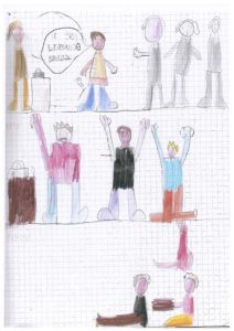 disegni di bambini che fanno biomusica