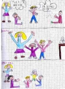 disegni di bambini che fanno biomusica
