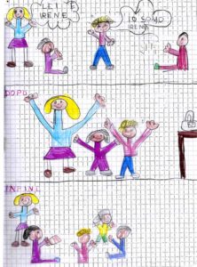 disegni di bambini che fanno biomusica