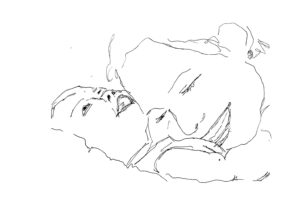 disegno di mamma con bebe